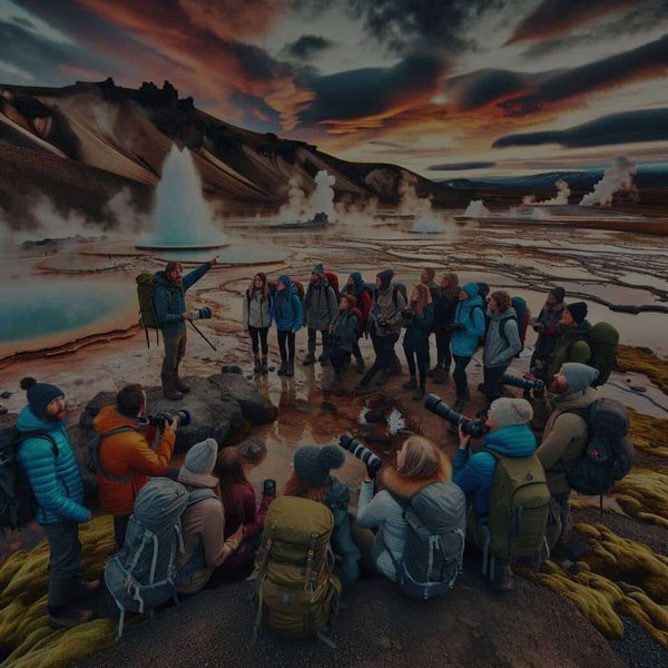 Comment organiser une excursion pour voir les geysers et sources chaudes en Islande ?